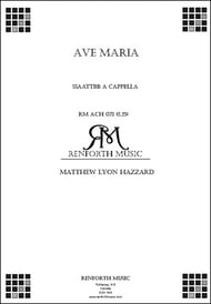 Ave Maria SSAATTBB choral sheet music cover Thumbnail